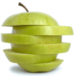 PHOTO: Core Skills sliced apple.