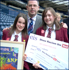 PHOTO: Show racism the red card.