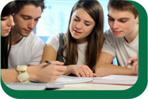 CfE image. Teacher with pupils.