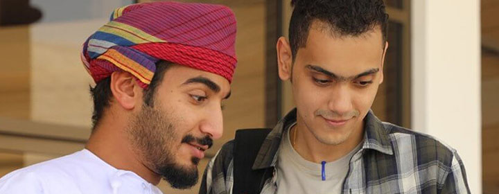 Two Muscat College students